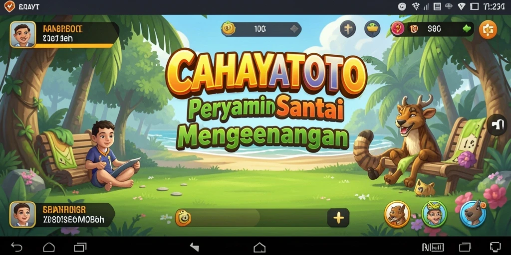 Tampilan gameplay seru dari CAHAYATOTO yang menampilkan misi menyenangkan.