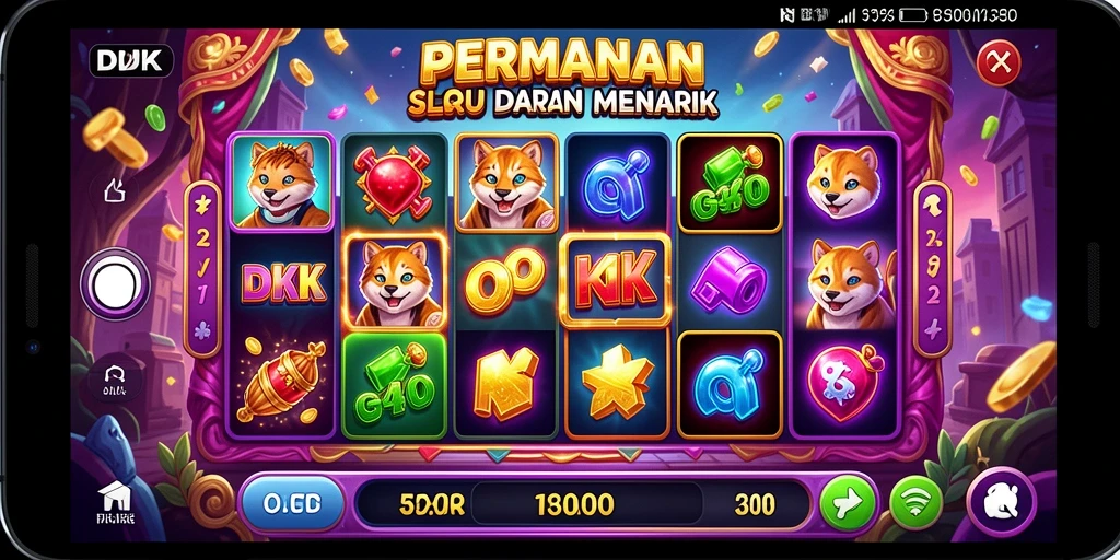 Tampilan menarik dari gameplay DKK yang mendebarkan.