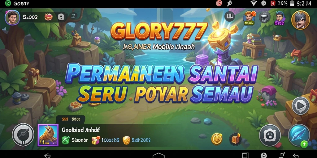 Tampilan seru dari gameplay GLORY777 yang menarik.