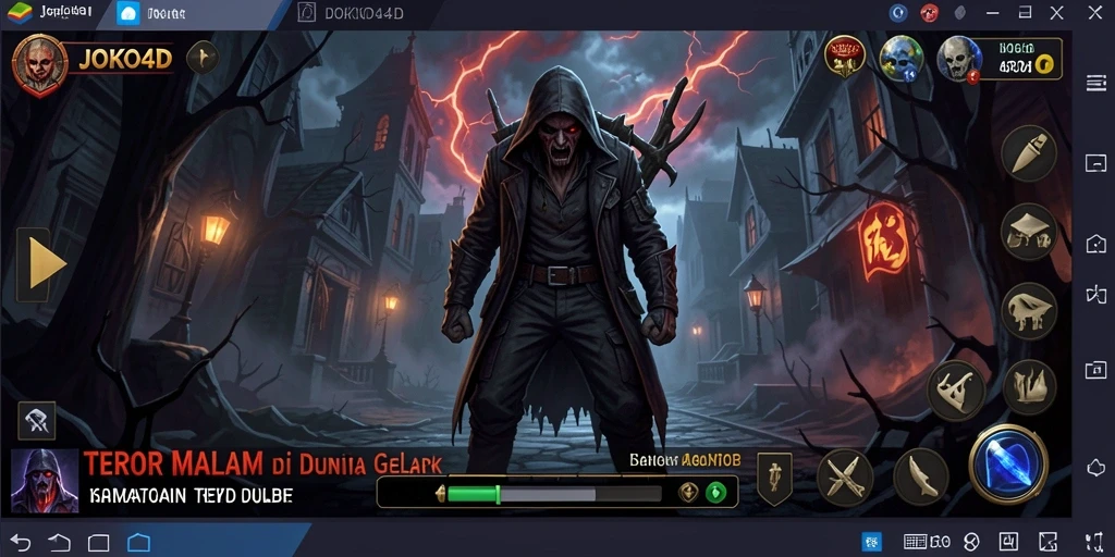 Screenshot menampilkan gameplay menegangkan di dunia Horror.