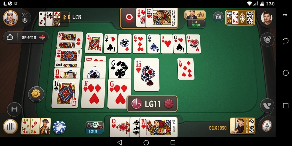 Tampilan gameplay LG111 dengan suasana seru permainan Domino.
