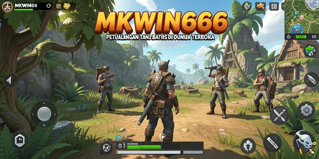 Screenshot gameplay MKWIN666 menampilkan petualangan seru di dunia terbuka.