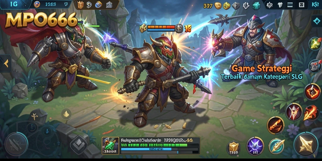 Tampilan gameplay MPO666 yang mendebarkan dan penuh strategi.