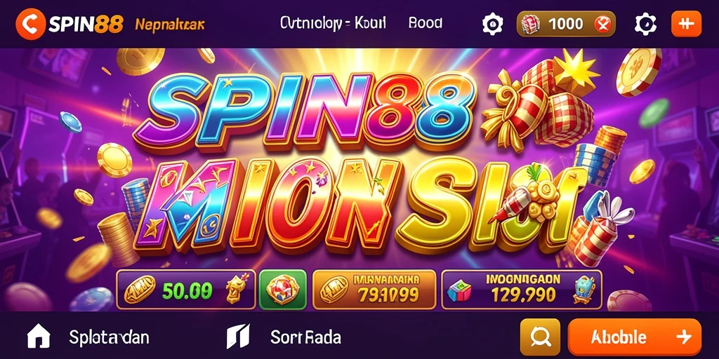 Tampilan gameplay <strong>SPIN88</strong> yang seru dan menghibur saat bermain slot.