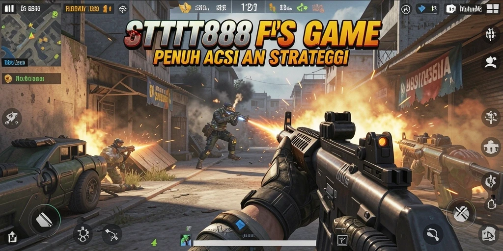 Tampilan gameplay epik TTT888 dalam suasana pertempuran.